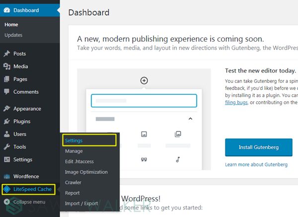 Cara Setting Plugin LiteSpeed Cache