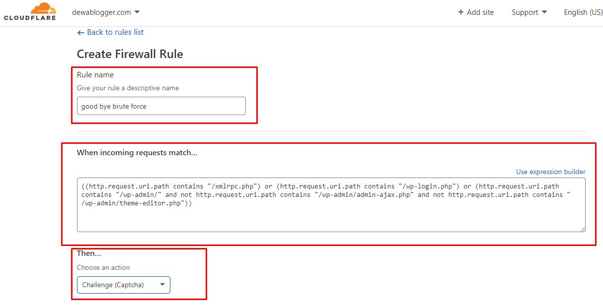 Cara Mencegah Brute Force di WordPress dengan Cloudflare